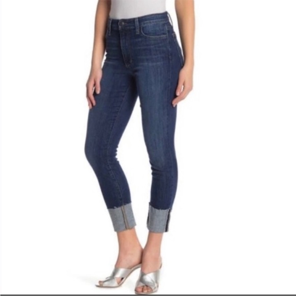 Joe's Jeans Denim - JOE’S JEANS “The Charlie” High Rise Cropped Cuff Denim Jean Size 26